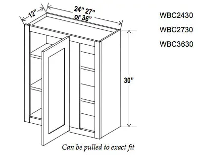 30" High Blind Wall Cabinet - Ultimate