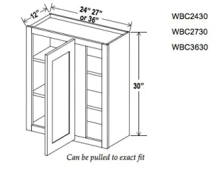 30" High Blind Wall Cabinet - Ultimate