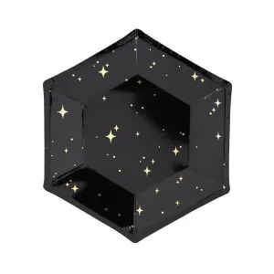 Black Magic Small Party Plates (6 Pack)