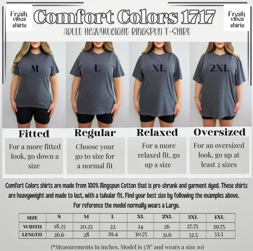 Built for Summer Comfort Colors Shirt