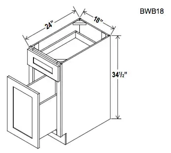 Drawer Waste Base Cabinet - Ultimate