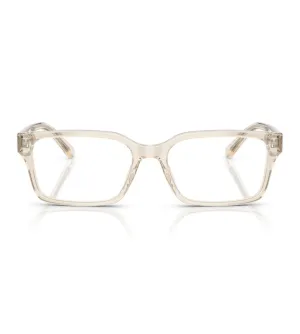 Emporio Armani Men's Crystal Rectangular Optical Frame
