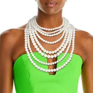 Fashion Jewelry: Multi-strand Pearl Necklace - A Timeless Statement Piece