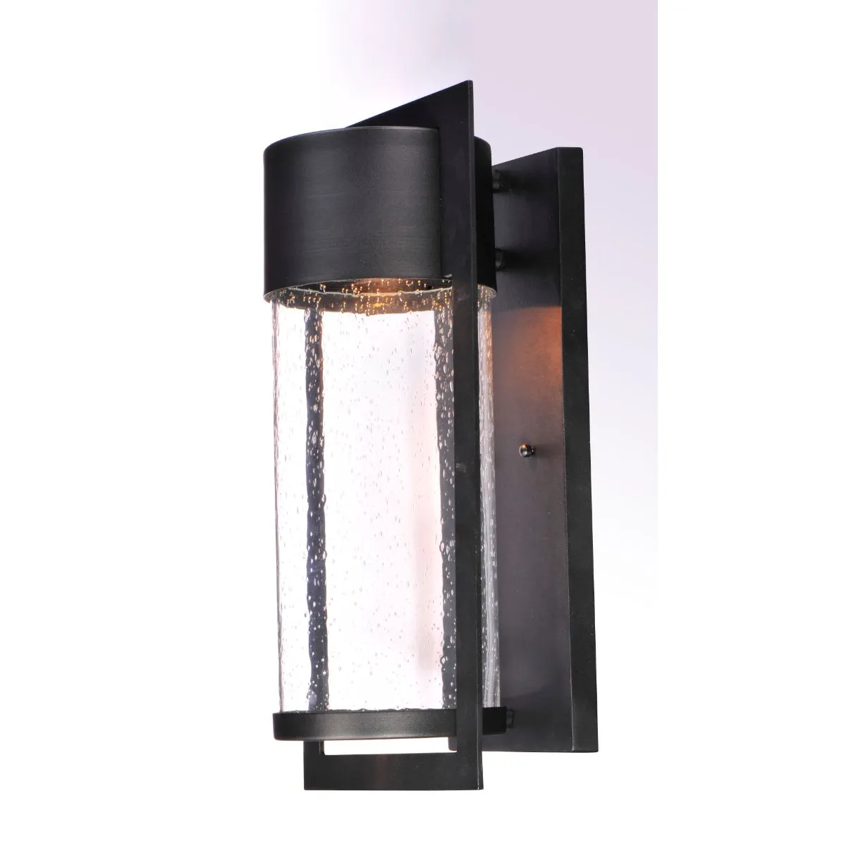 Focus 18 in. LED Outdoor Wall Sconce 840 Lumens Black Finish