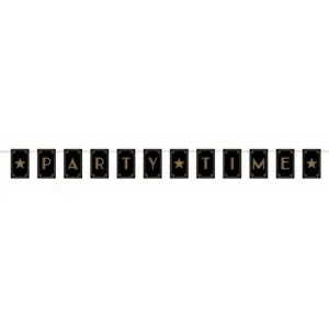 Glitz & Glam Party Time Square Pennant Banner