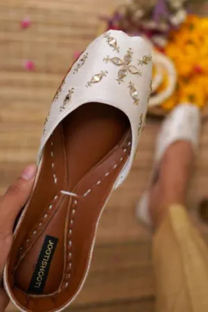 JootiShooti - Mirage White - Silk fabric