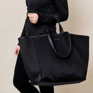 Katie Loxton Nylon-Luxe Oversized Tote - Black