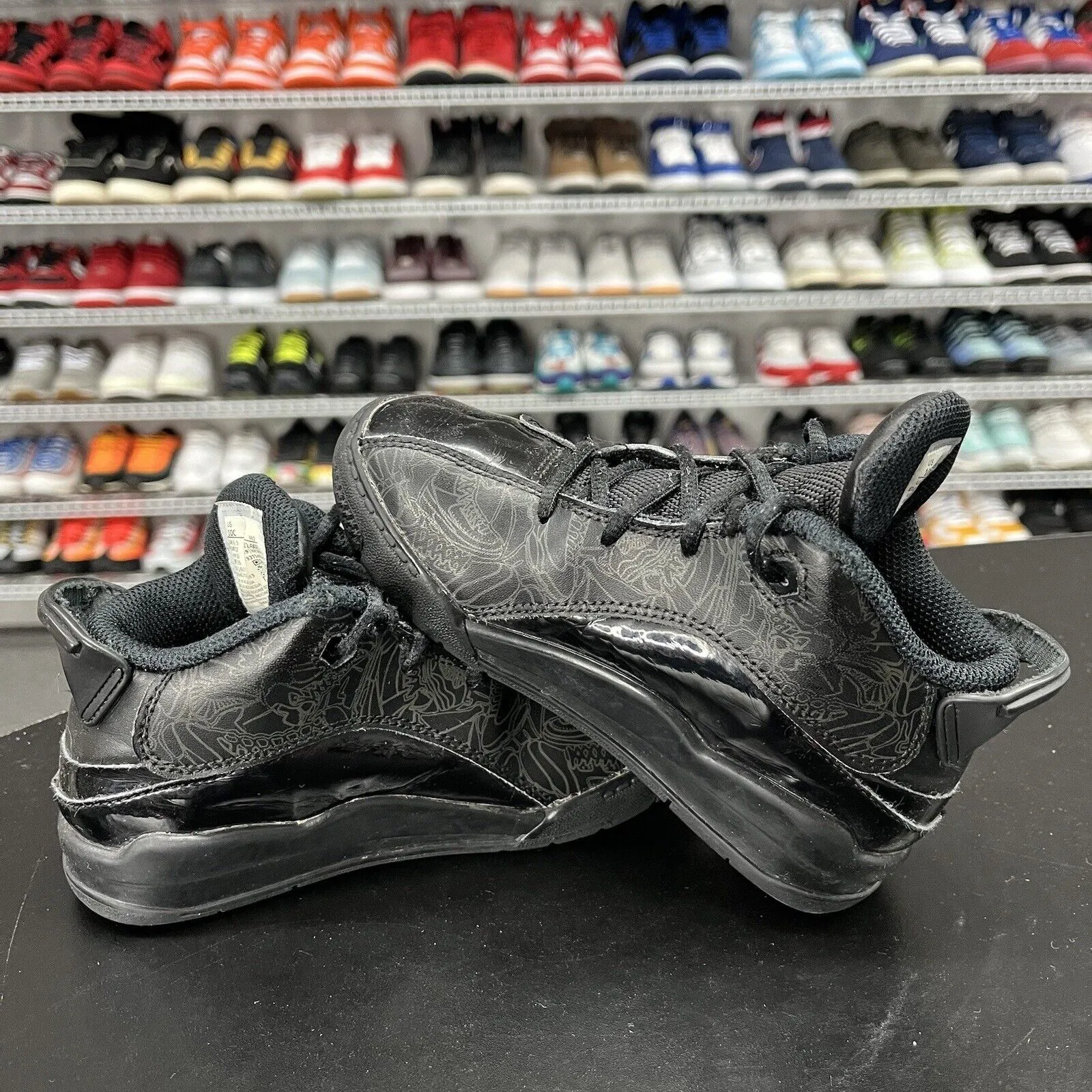 Kids Nike Air Jordan Black Dub Zero 311072-003 Size 10C