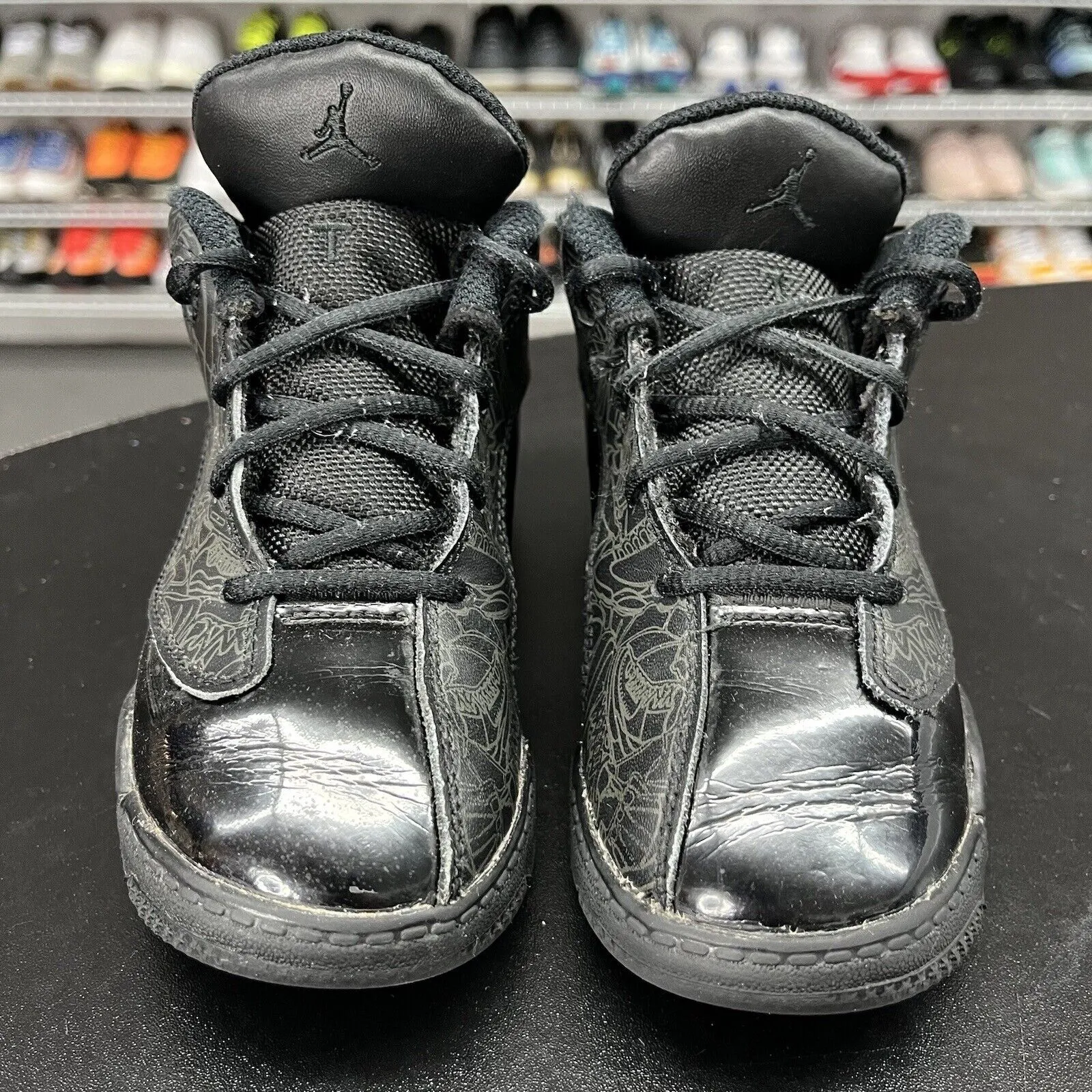 Kids Nike Air Jordan Black Dub Zero 311072-003 Size 10C