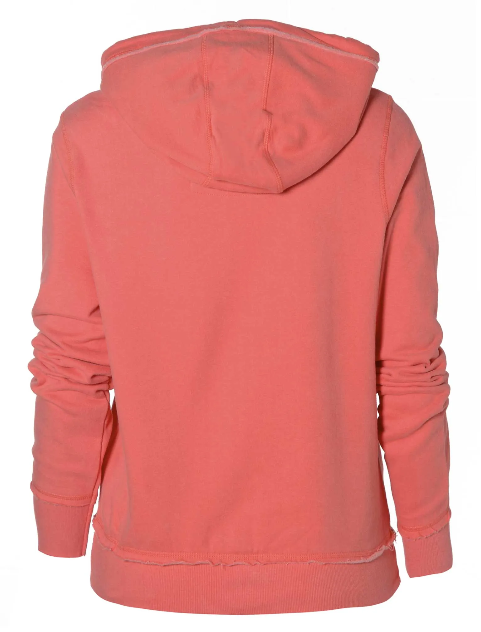 Leah Grapefruit Button up hoodie - Tokyo Laundry