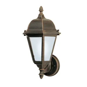 Maxim Lighting 65102RP Westlake LED E26 15 in. upwardLED Outdoor Wall Light 455 Lumens 3000K Bronze Finish