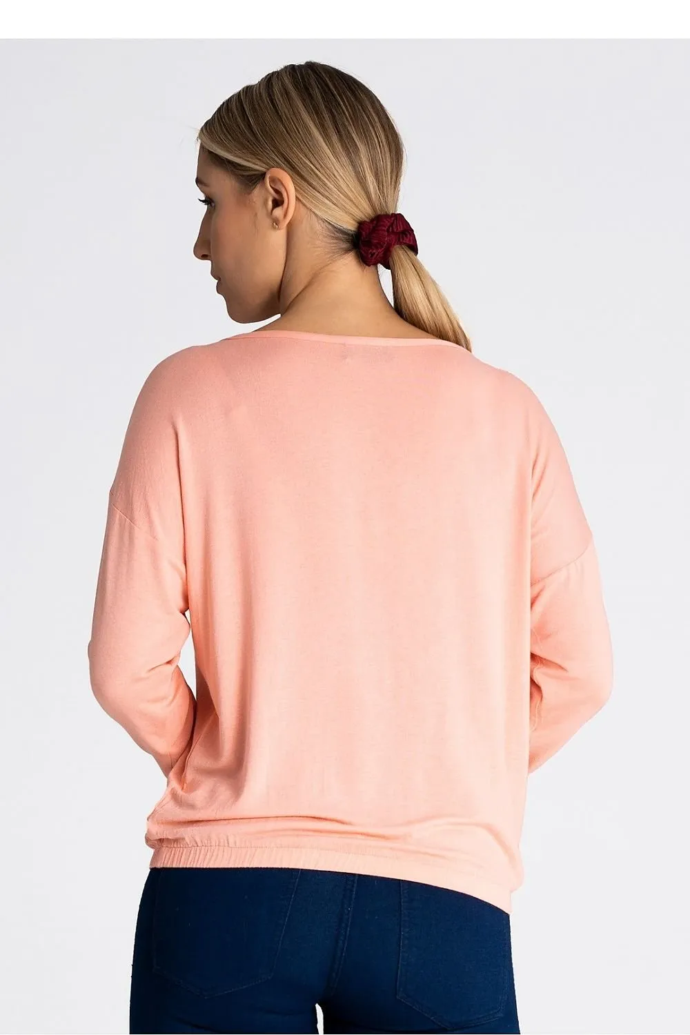 Oversized Wide Neck Blouse