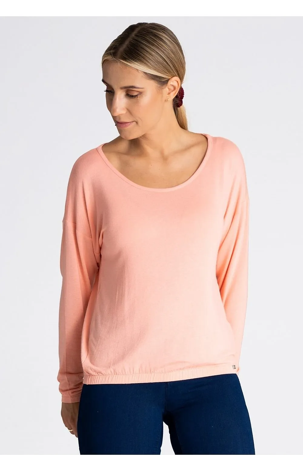 Oversized Wide Neck Blouse