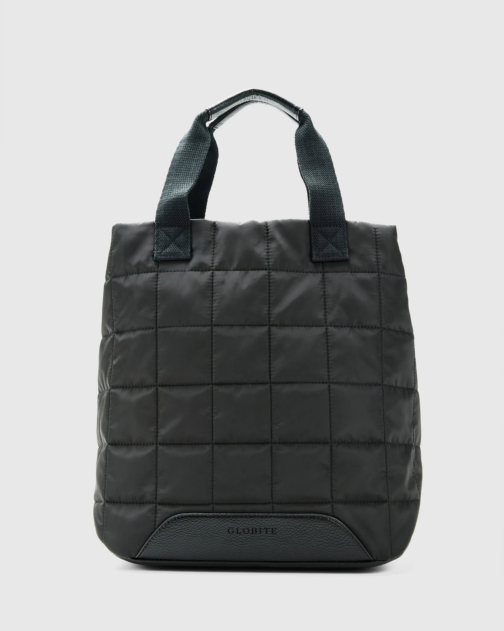 Quilted Tote Bag - Onyx Black