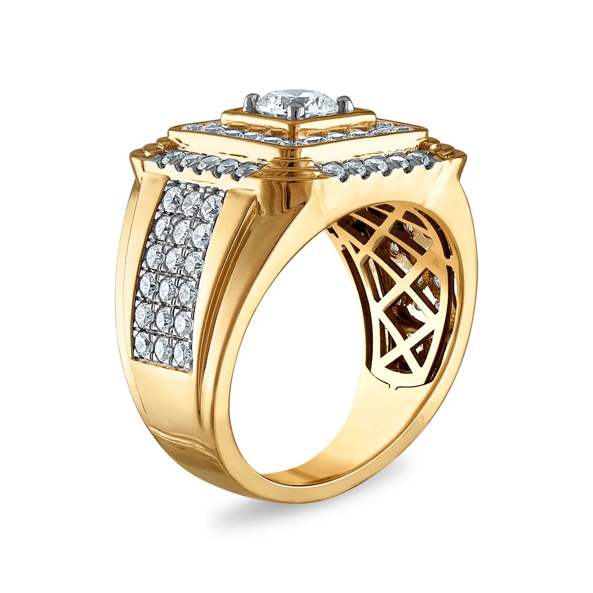 Signature EcoLove 2 1/2 CTW Diamond Fashion Ring in 14KT Yellow Gold