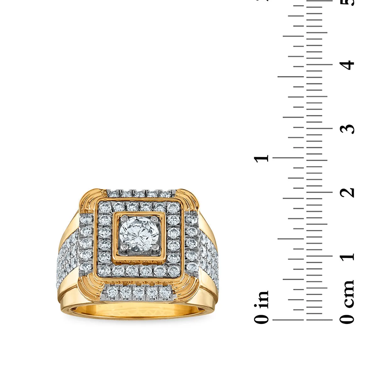 Signature EcoLove 2 1/2 CTW Diamond Fashion Ring in 14KT Yellow Gold