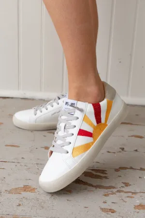Sun Rays Retro Sneakers - White
