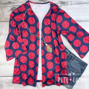 Take Me Out to the Ballgame Ladies Cardigan