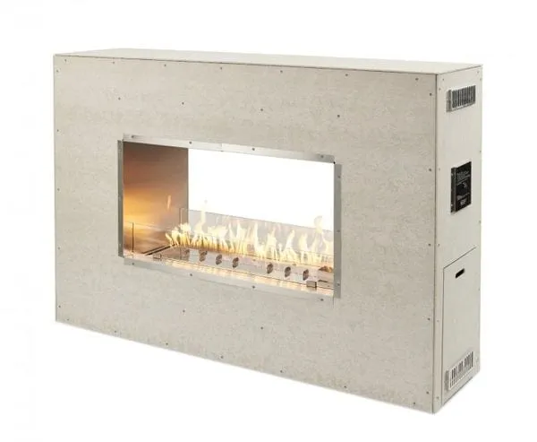 The Outdoor GreatRoom Company 40 Inch Linear Ready-to-Finish Fireplace RSTL-40DNG