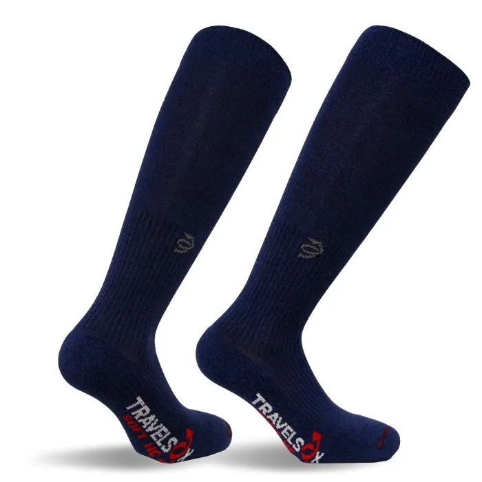 Travel Melange High Graduated Compression Socks - TS6600