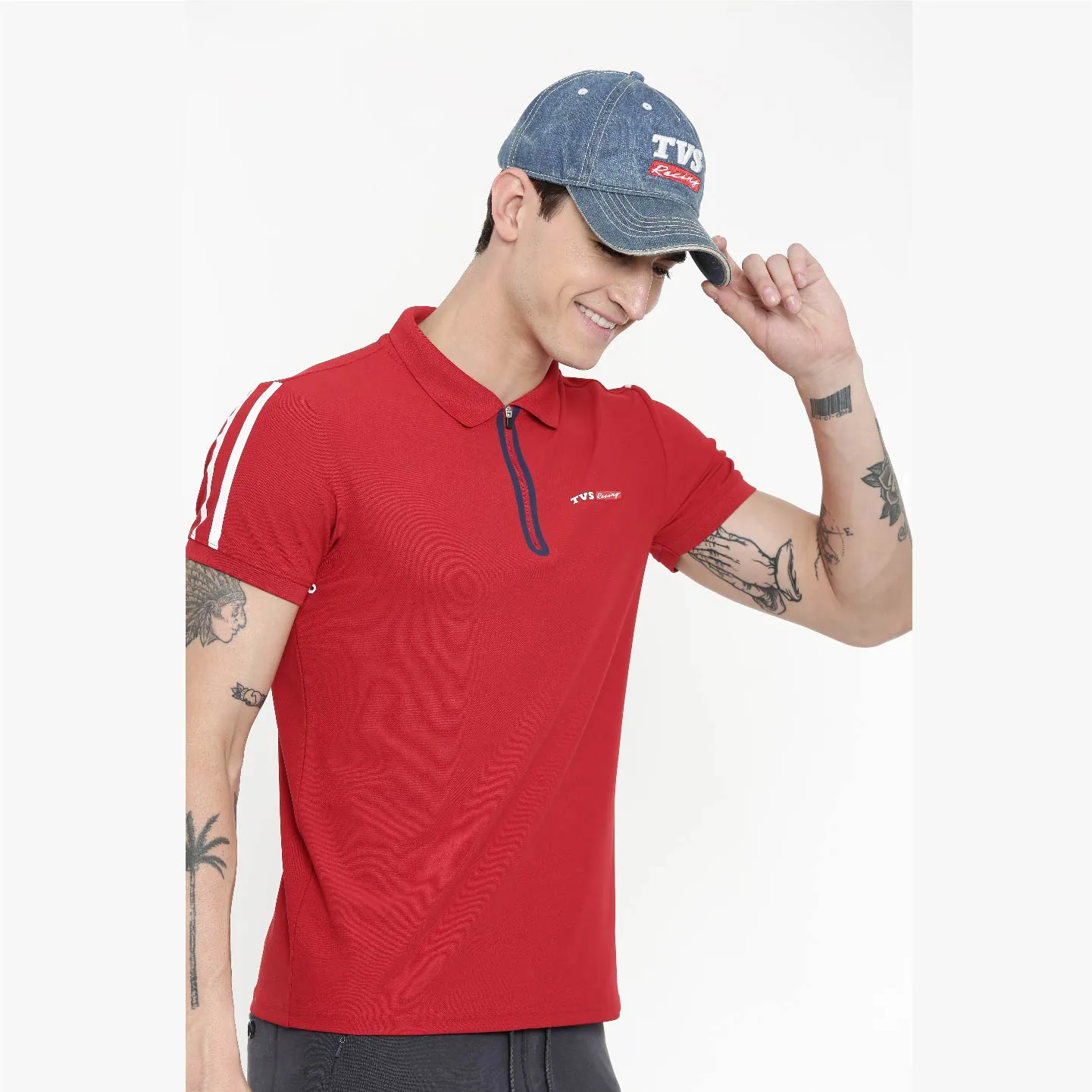 TVS Racing Cap - Breathable and Stylish Headwear for Everyday Comfort