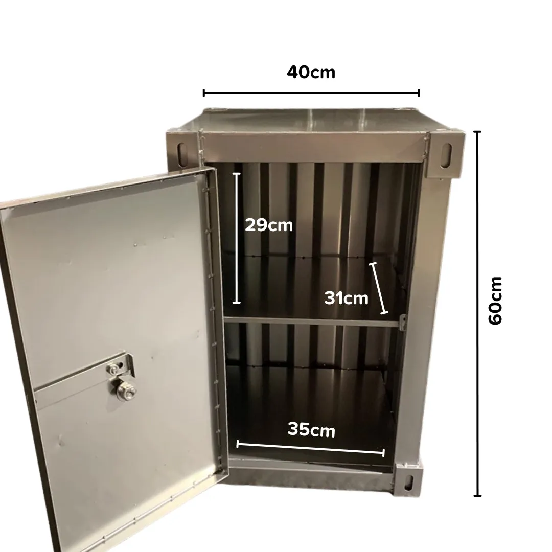 Urban Style Metallic Safe Container
