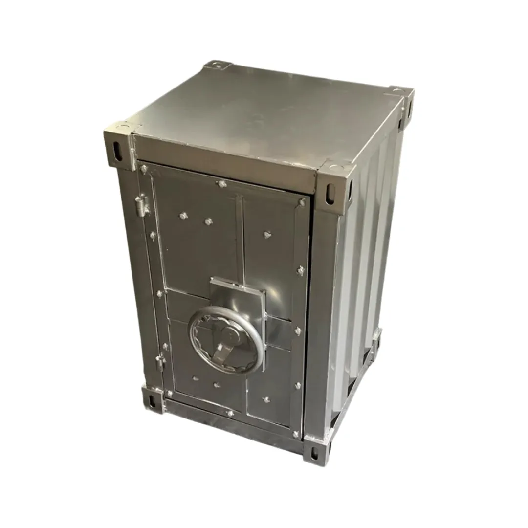 Urban Style Metallic Safe Container